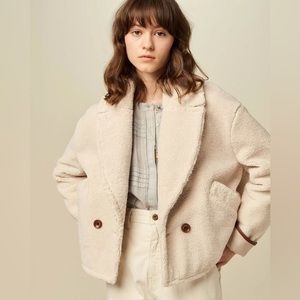 Sessun Laponia coat faux shearling sz XS price 455$